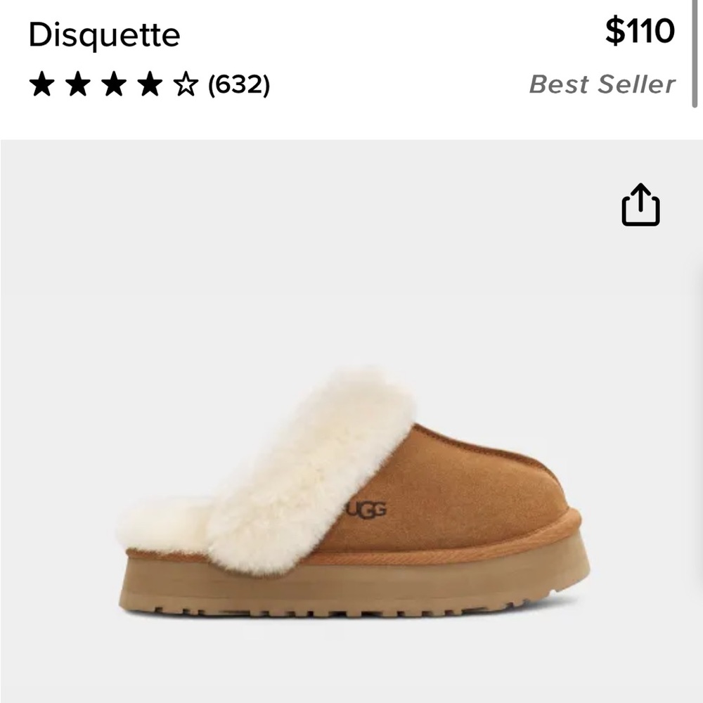 Platform Ugg Slippers Disquette